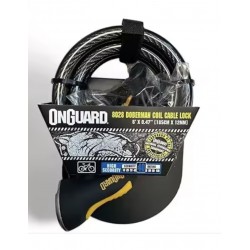 CANDADO ESPIRAL ONGUARD DOBERMAN LLAVE 185 cm x 12