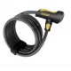 CANDADO ESPIRAL ONGUARD DOBERMAN LLAVE 185 cm x 12