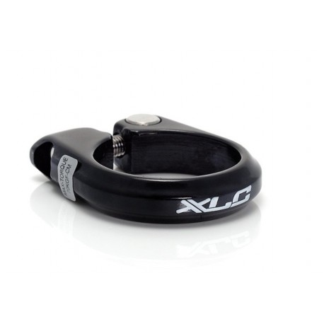 XLC PC-B02 ABRAZ PARA TIJA DE SILLIN ALU.TORN. HEXA. 34.9 mm NEGRA