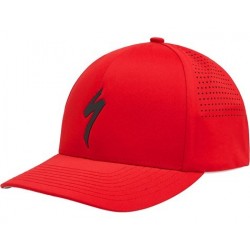 Delta Flexfit Hat S-Logo Red/Blk Osfa