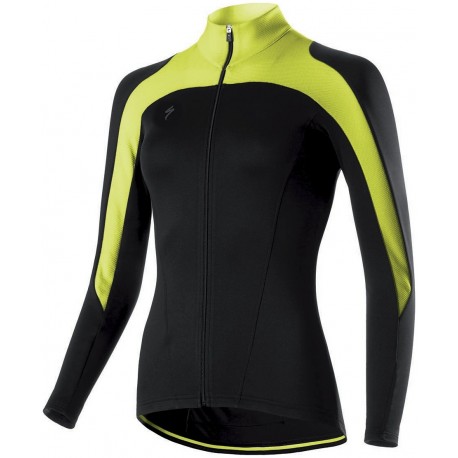 THERMINAL RBX SPORT JERSEY LS BLK/NEON  YEL M