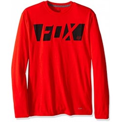 CEASE LS TECH TEE RED M