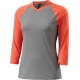 Andorra Drirelease Merino 3/4 Jersey Wmn Ltgry/Crl Hthr L